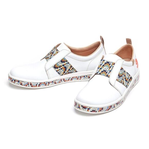 UIN Women’s s Sneakers Walking Casual Travel Skate Shoes (Illusion) New No Box